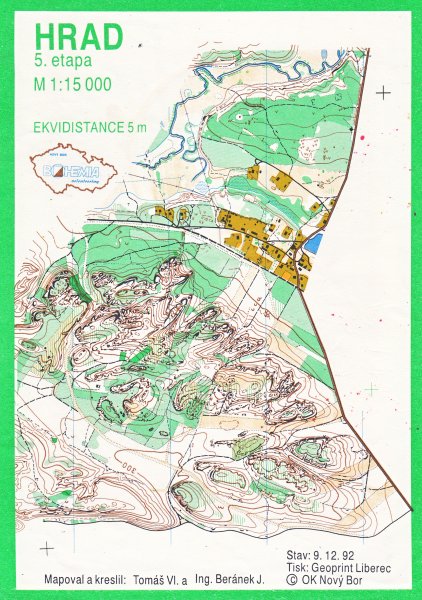 Mapa Hrad 1993